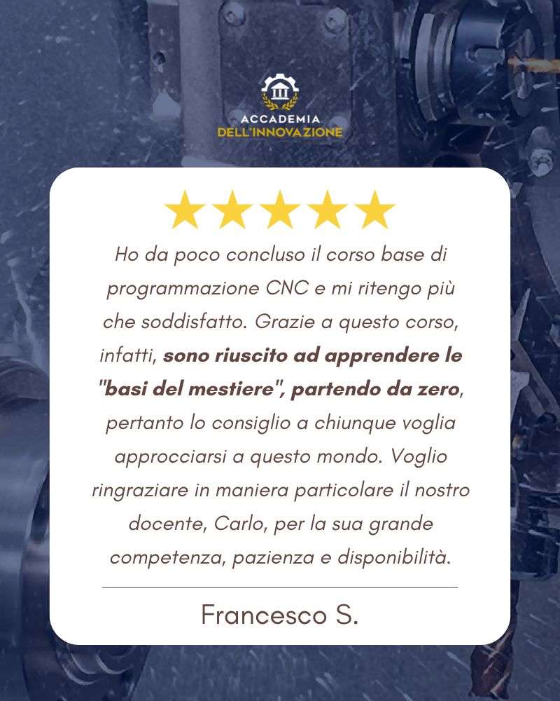 INSTA - CNC - testimonianza Francesco Sanviti