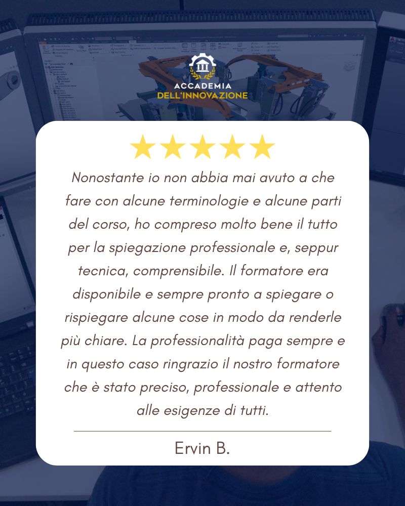 INSTA - INVENTOR - testimonianza Ervin Bajrami